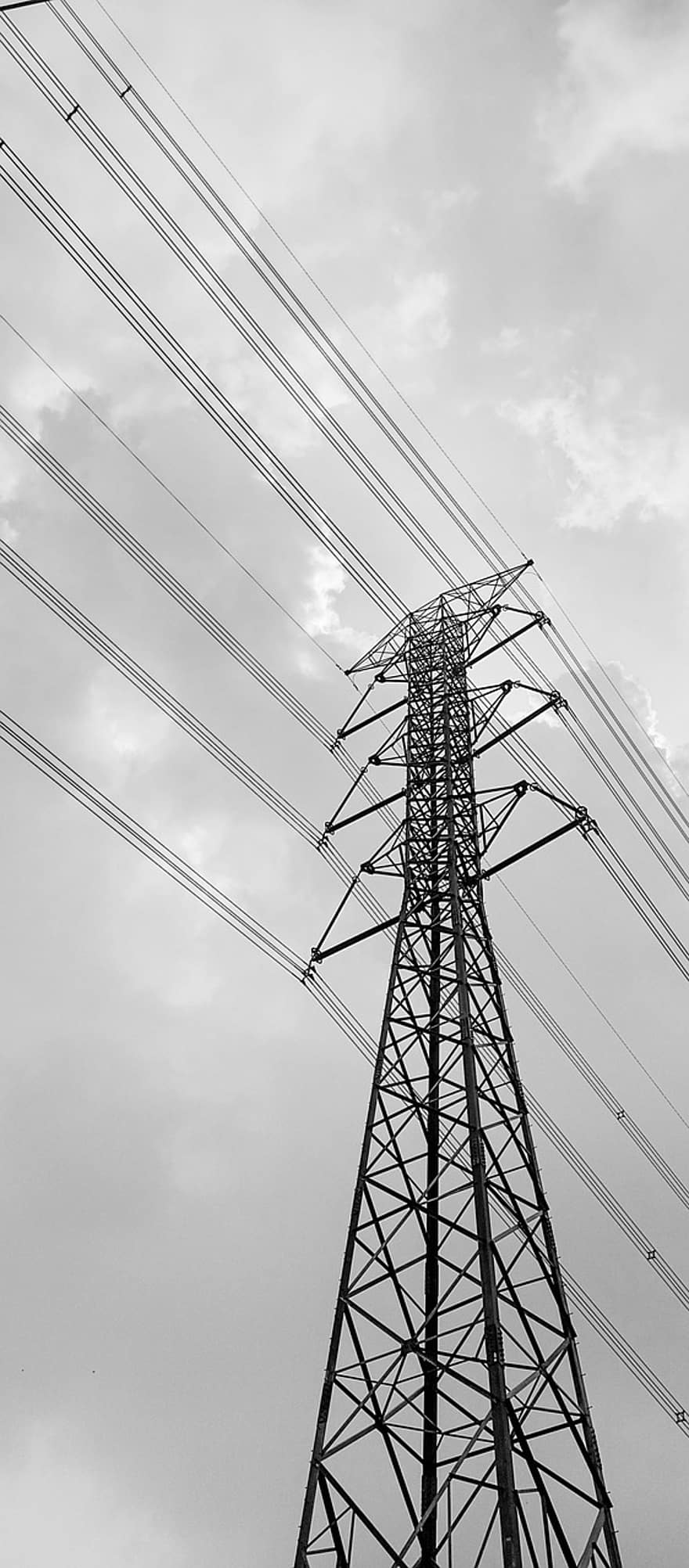 Electricity Pylon, Transmission Tower, Architecture, electricity, fuel and power generation, steel, power line, industry, power supply, technology, metal