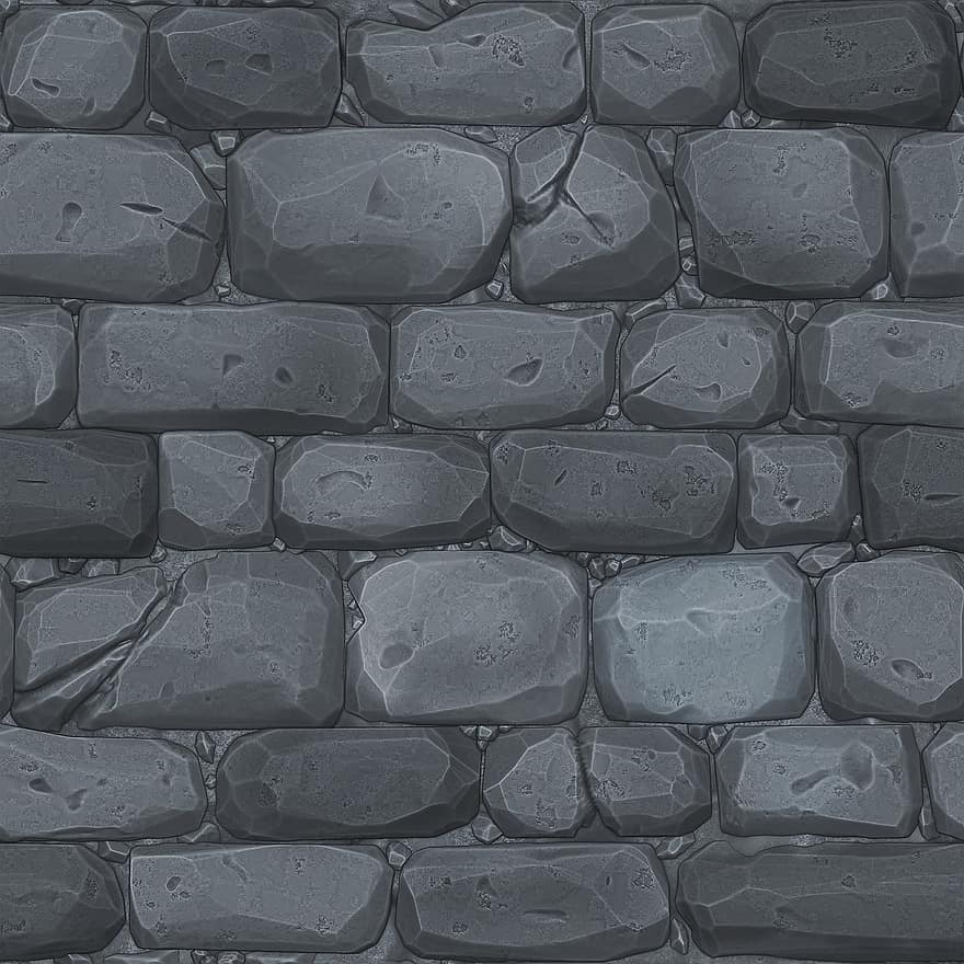 zeď, textura, kameny, kontext, povrch