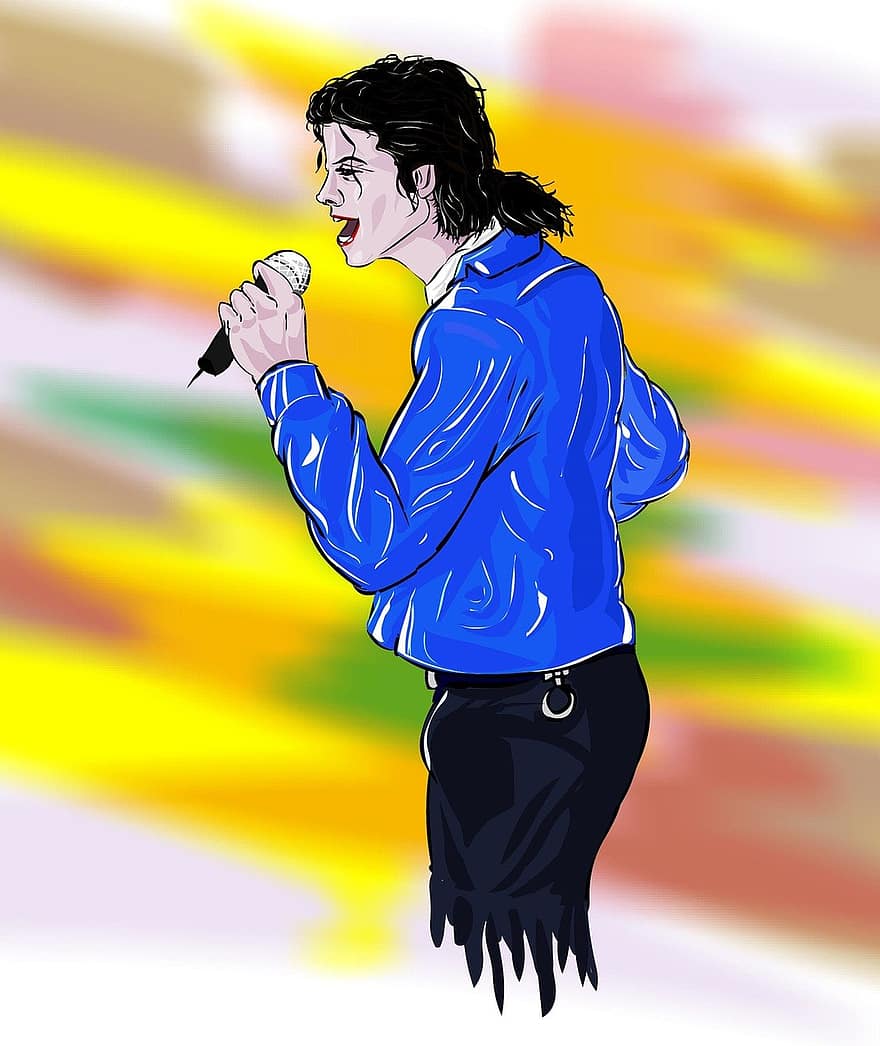 Michael Jackson, Michael, Jackson, Singer, Pop, Man, Dance, Hip-hop, Portrait, Entertainment, Painting