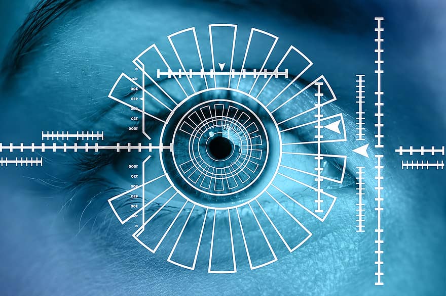 ull, iris, biometria, Reconeixement Iris, seguretat, autenticació, Verificació d’identitat, identificació, Concepte de seguretat, ulls, Escaneig d'Iris