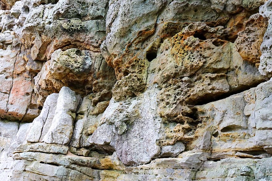 skała, Struktura, tekstura, kanion, porowaty