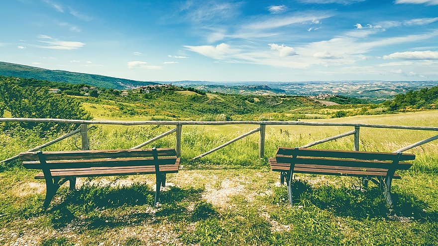 Landscape, Green, Nature, Prato, Grass, Field, Hill, Hills, Scenic, Campaign, Environment
