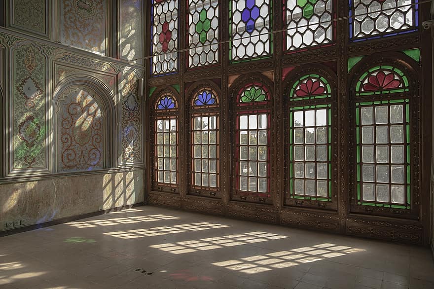 Nhà Qavam, nhà ở, các cửa sổ, Narenjestan, shiraz, iran, lịch sử, kiến trúc iranian, ngôi nhà lịch sử, Nghệ thuật Ba Tư, ngành kiến ​​trúc