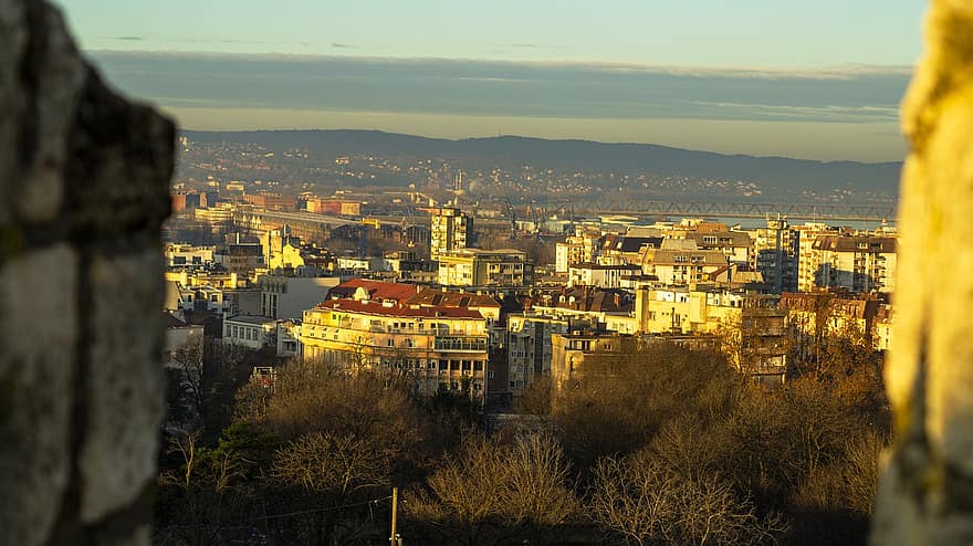 ciudad, viaje, turismo, Europa, Belgrado, serbia, paisaje urbano, arquitectura, lugar famoso, horizonte urbano, techo