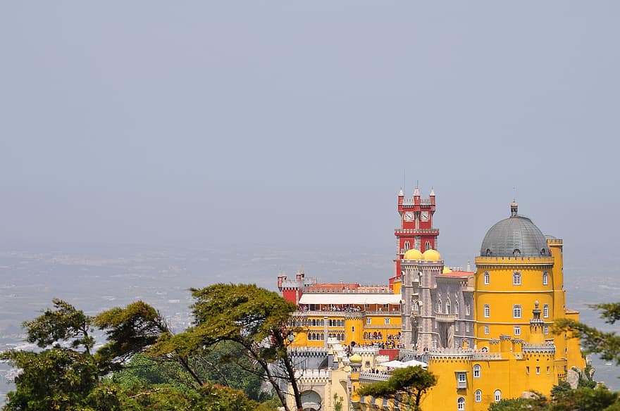 Castle, Travel, Tourism, Sintra, Portugal, Architecture