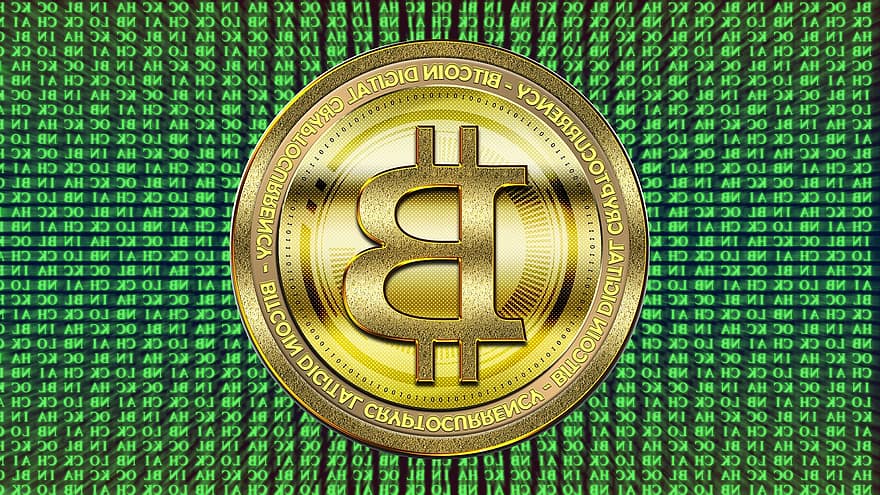 blokas, bitcoin, cryptocurrency, valiuta, technologijos, kriptografija