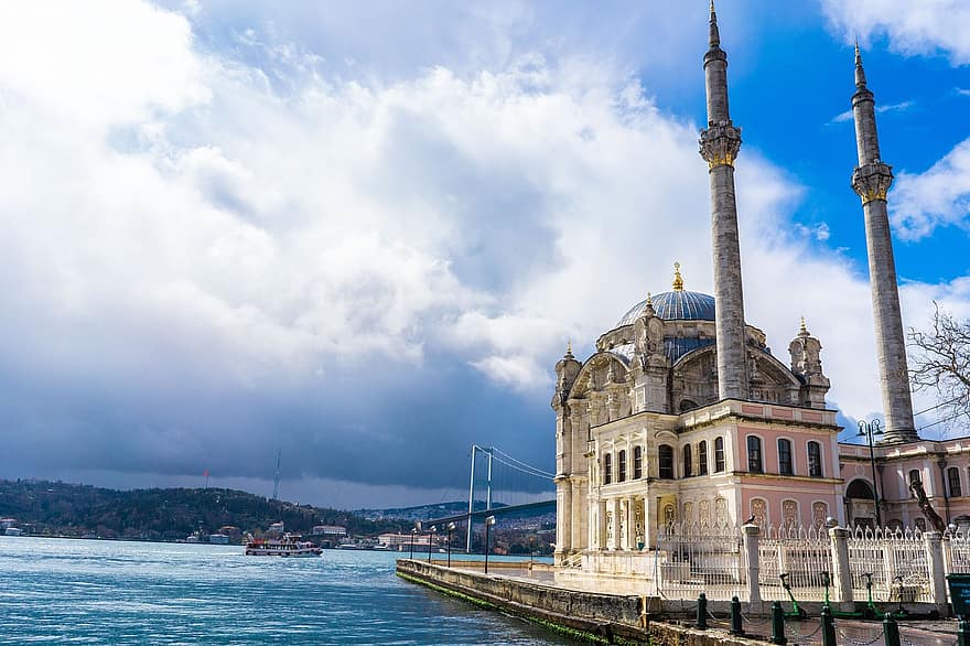 Cathedral, Travel, Tourism, Europe, Church, Architecture, Ortakoy, Istanbul, Turkey, Bosphorus, Mosque