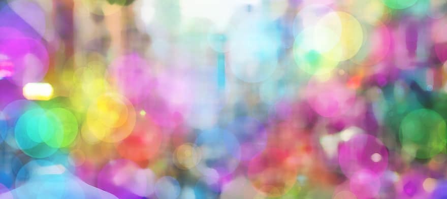 Bokeh, Color, Background, Colorful, Points, Pattern, Abstract, Light Effect, Modern, Header