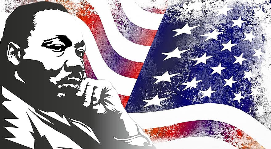 Martin Luther King, mlk, dia, memorial, activista, drets civils, líder, negre, Amèrica, dies festius, Festa Federal