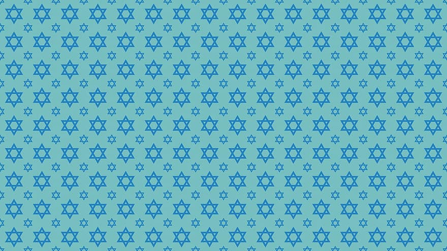 Digital Paper, Star Of David, Pattern, Magen David, Jewish, Judaism, Jewish Symbols, Star, Religion, Blue, Azure