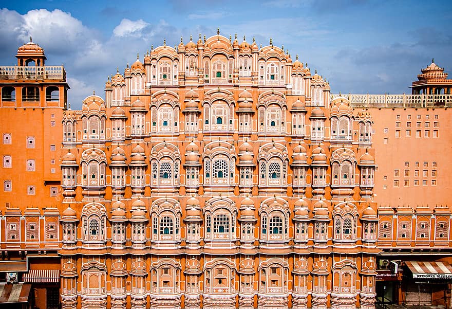 hawa mahal, Palast, die Architektur, Fassade, uralt, Erbe, Kultur, Wahrzeichen, historisch, Rajasthan, Jaipur