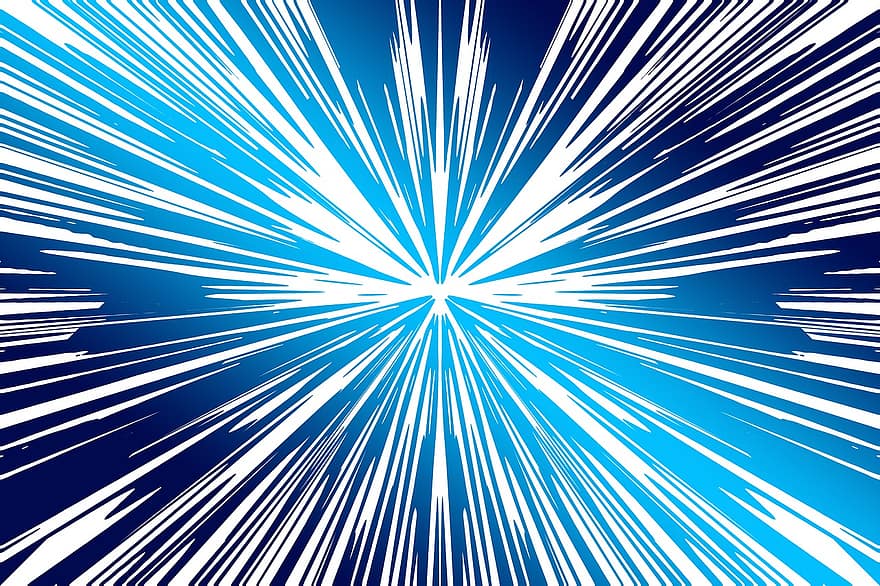Color, Blue, Background, Structure, Lines, Explosion, Pop, Big Bang, Colorful, Abstract, Pattern