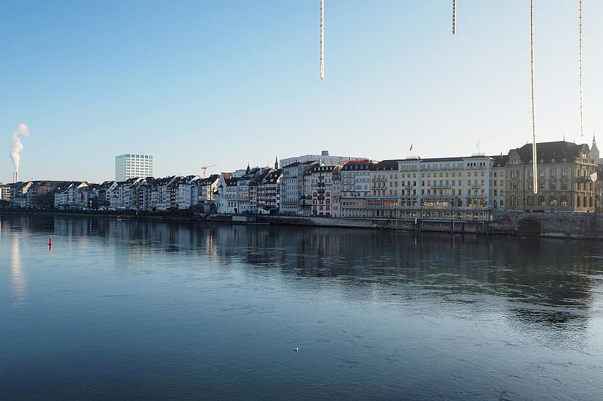 Basel, svájc, épületek, építészet, város
