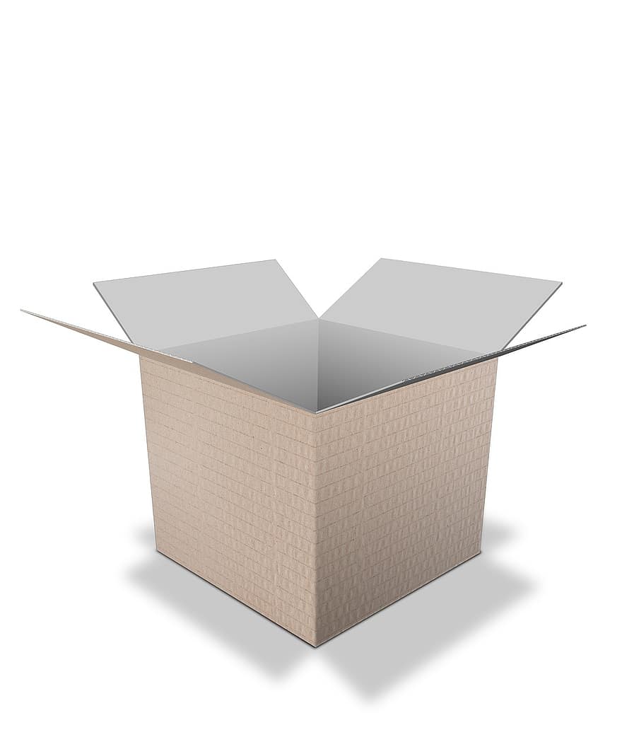 Box, Karton, Verpackung, Pappschachtel, Paket, Container