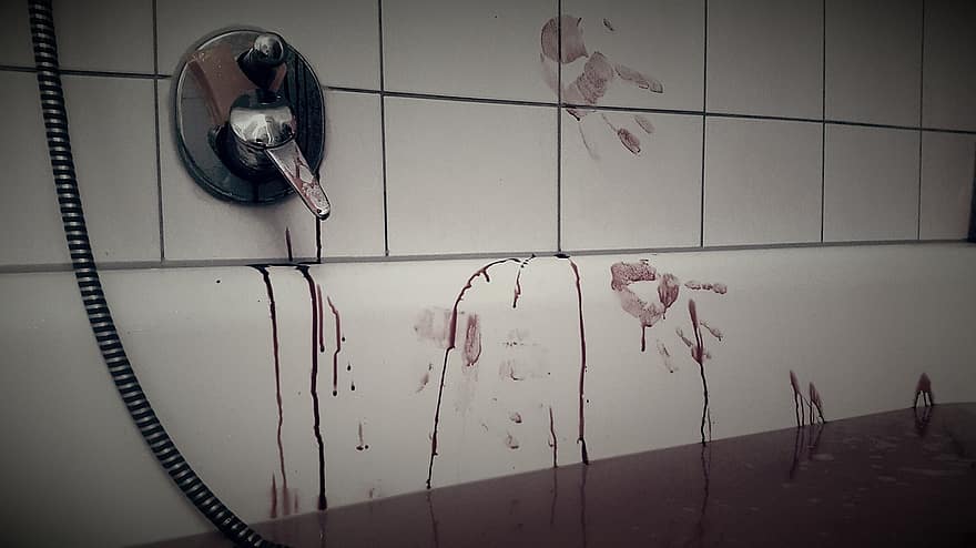banho de sangue, banho, crime, aditivo de banho, psicopata, assassinato, assassino, sangrento, a sangue frio, Criminoso, vermelho