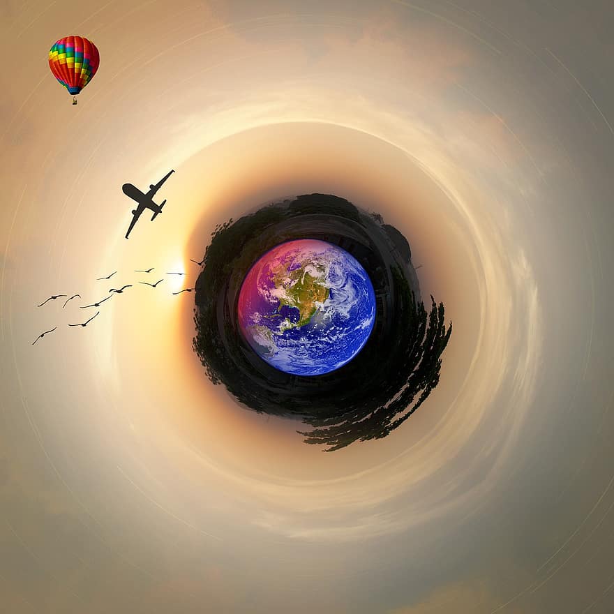 dom, globo aerostático, aventuras, volador, transporte, recreación, viaje, verano, pavo, sueño, en globo