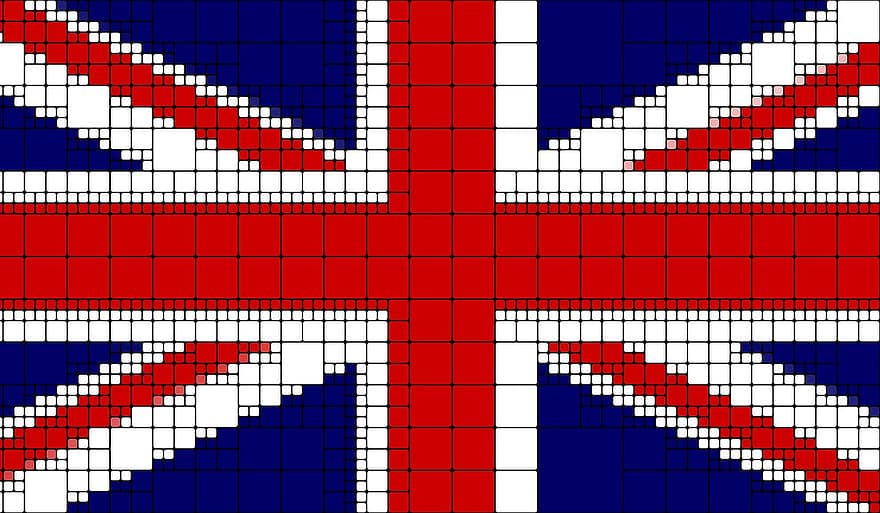 Union Jack, vlag, uk, vaderlandslievend, nationaal, patriottisme, rood, wit, blauw