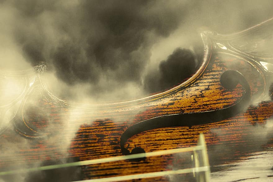 violino, dramático, acústico, cordas de violino, Música dramática, papel de parede de música, surreal, violoncelo, instrumento de cordas, ponte de violino, Antiguidade