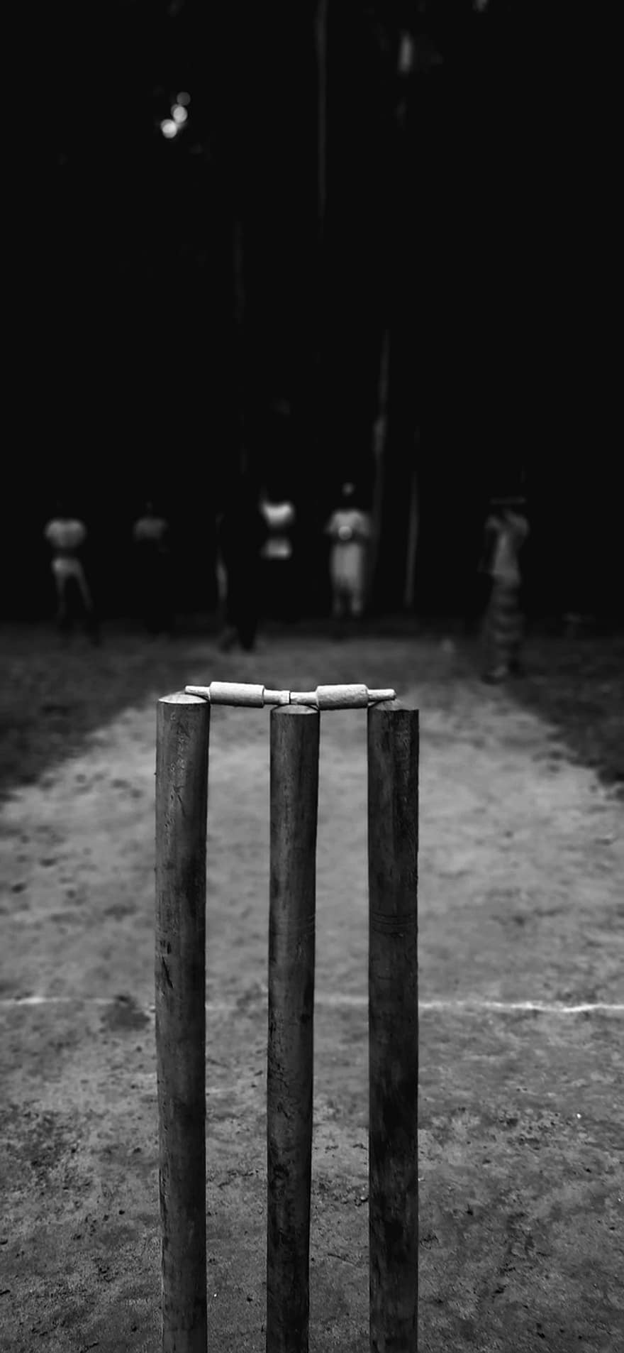 kriket, hra, dětství, Černý a bílý, štěstí, nostalgie, venku, hřiště