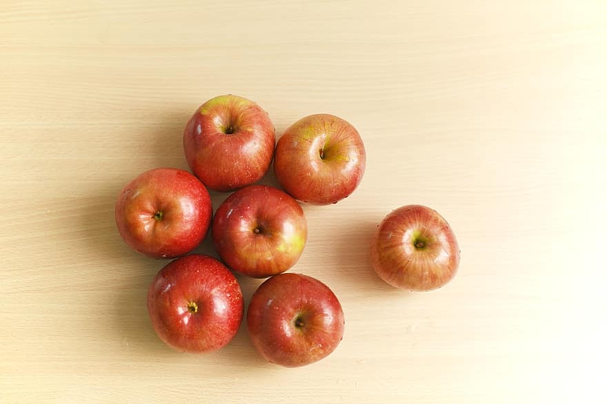 maçãs, frutas, Comida, produzir, saudável, nutrição, vitaminas, orgânico, fruta, frescura, maçã