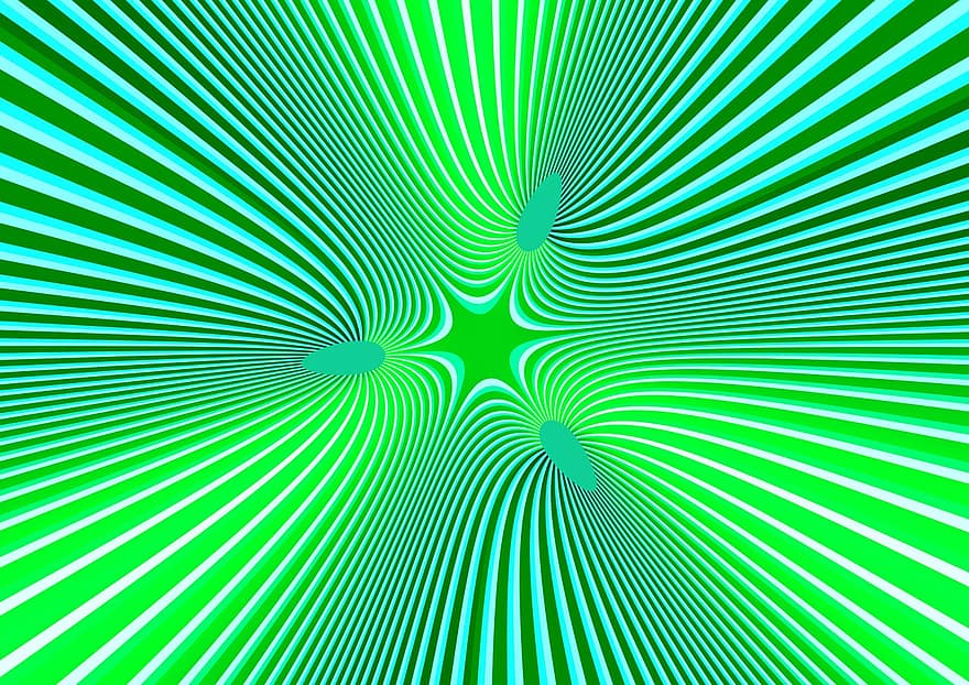 stari, fractals, centrs, gaisma, koncentrisks, zaļa, fona, vienošanās, tekstūra, abstrakts, svītras