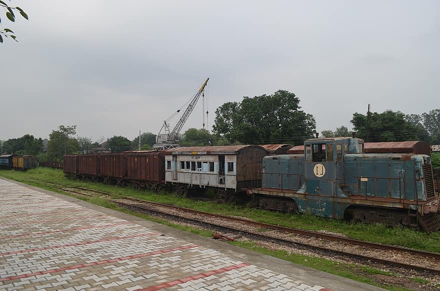 залізниця, поїзд, подорожі, Бхахра, треків