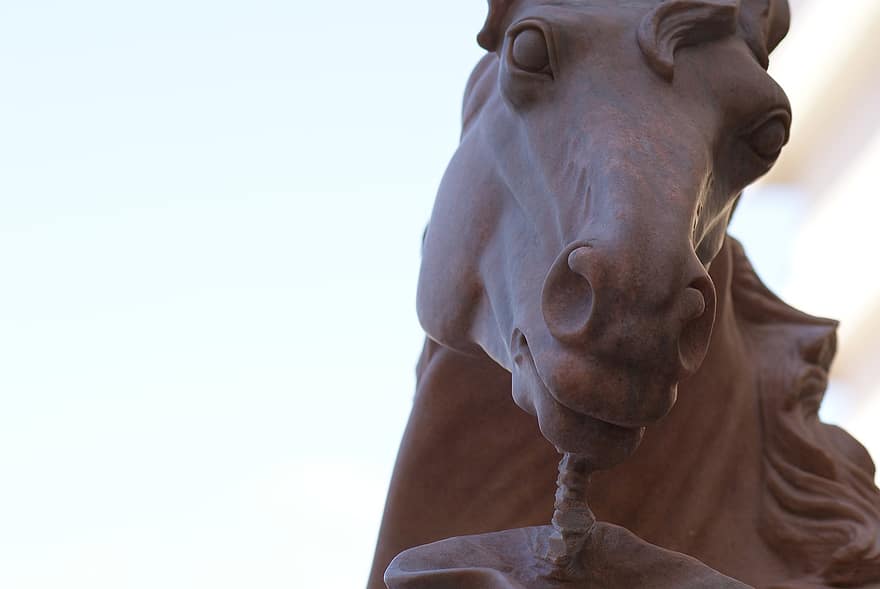 estatua, caballo, escultura, Monumento