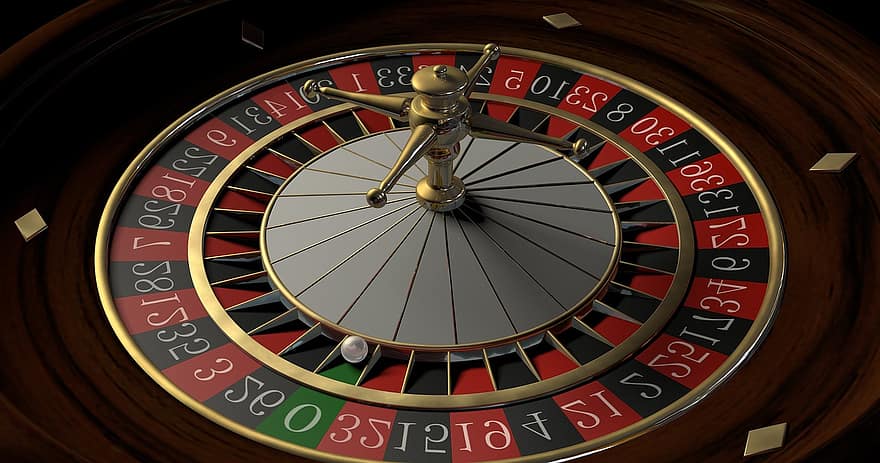 het gokken, roulette, spelbank, roulette wiel, winst, casino, geluksnummer, boiler, omwenteling, speeltafel, winnen