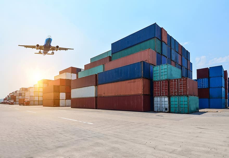 Container, Port, Ship, Box, Business, Cargo, City, Commerce, Courier, Crane, Dock