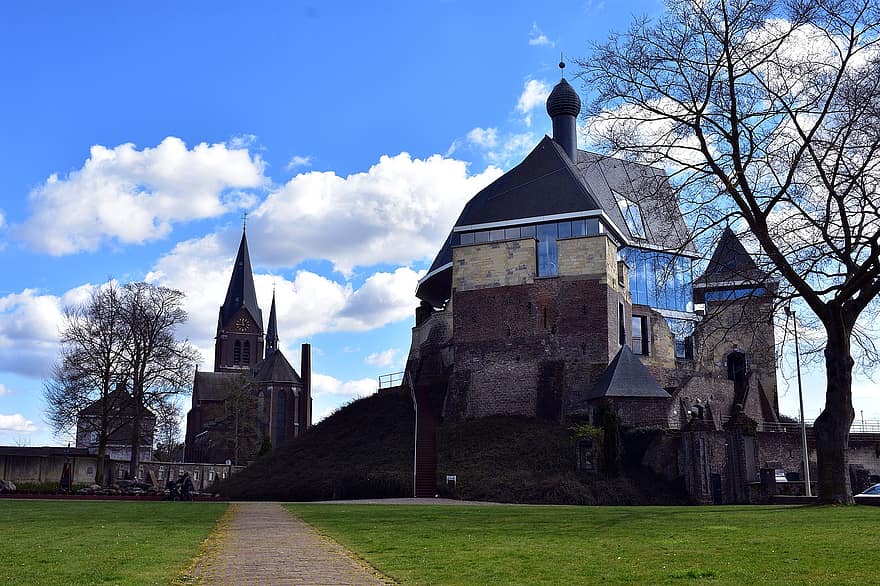 bâtiment, architecture, Pays-Bas, historique, église, religion, Château, christianisme, endroit célèbre, l'histoire, vieux