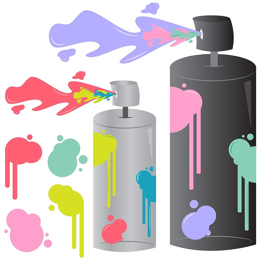 spray maling, maling, Kunst, kunstner, graffiti, gatekunst