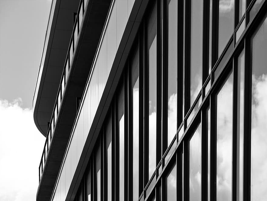 modern, building, pattern, facade, architecture, exterior, office, business, commercial, city, abstract