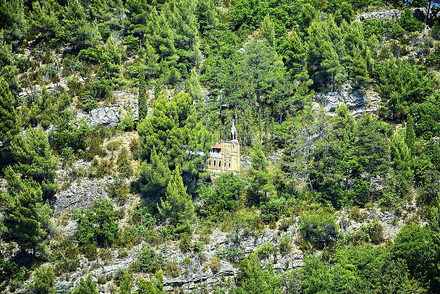 France, Forest, Countryside, no people, mountain, tree, architecture, famous place, landscape, summer, travel