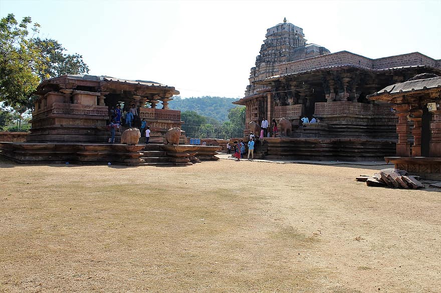 tempel, bygninger, turisme, milepæl, Ramappa-templet