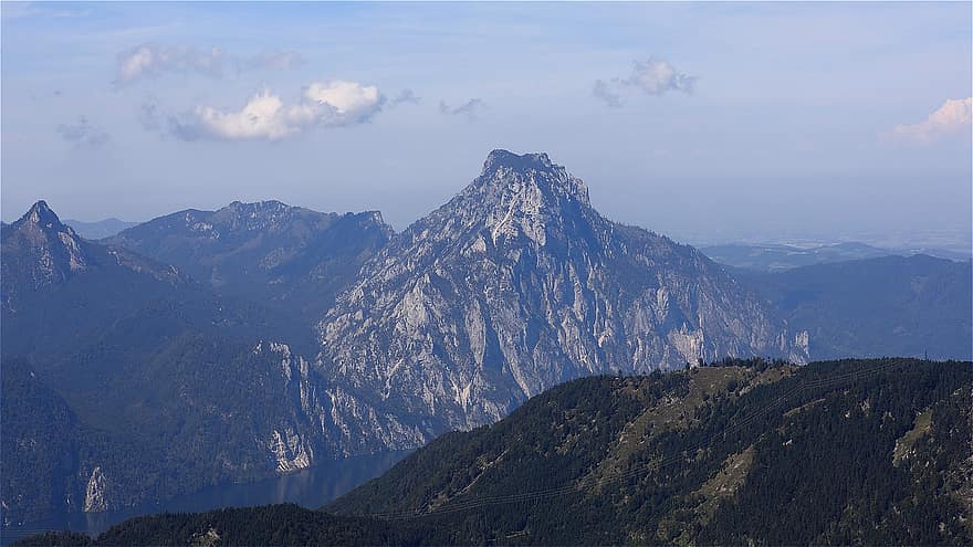 природа, горы, путешествовать, исследование, на открытом воздухе, Альпы, Traunstein, Гмунден