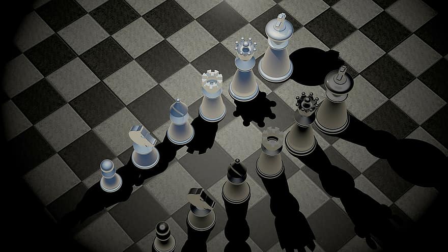 schack, bakgrund, bild, tapet