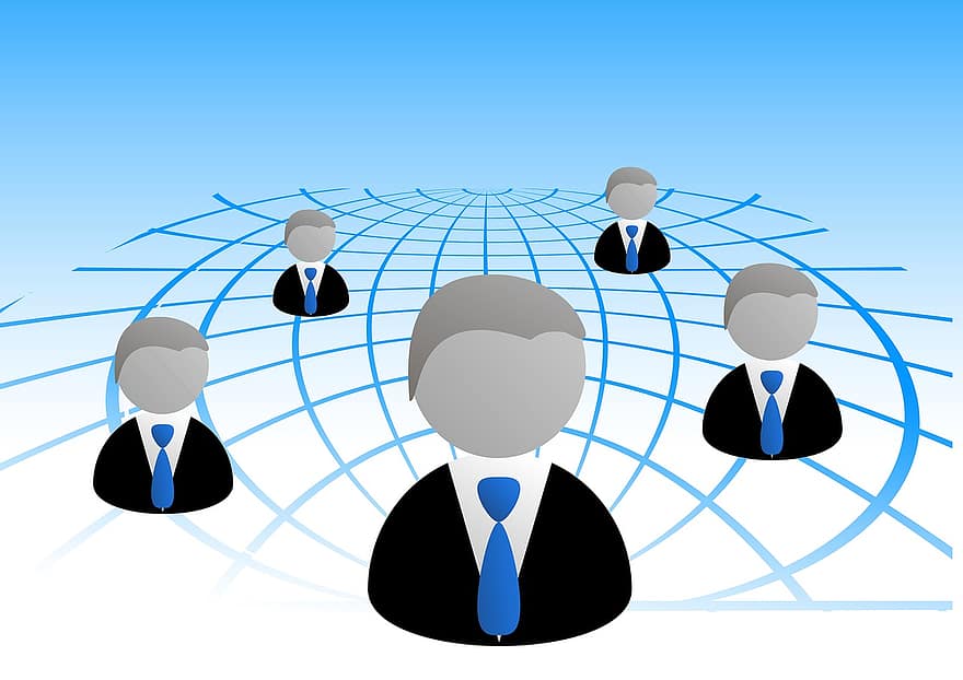 Network, Person, Web, Networking, Grid, Globe, Length Grade, Team, Group, Human, Community