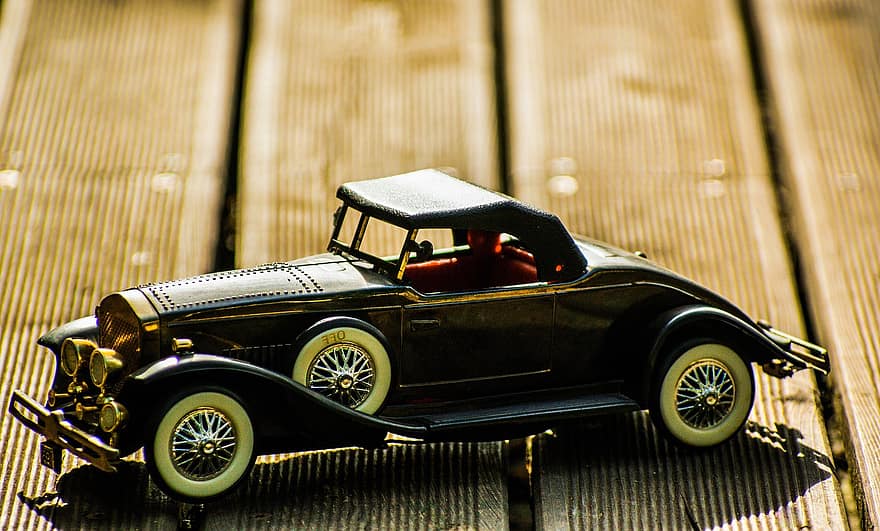 rolt royce, modelauto, speelgoedauto, auto-, vintage auto