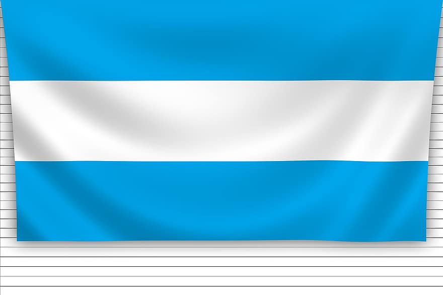 아르헨티나, 깃발, 국가, 민족, 셀레스트, 상징, 전국의, 아르헨티나 국기
