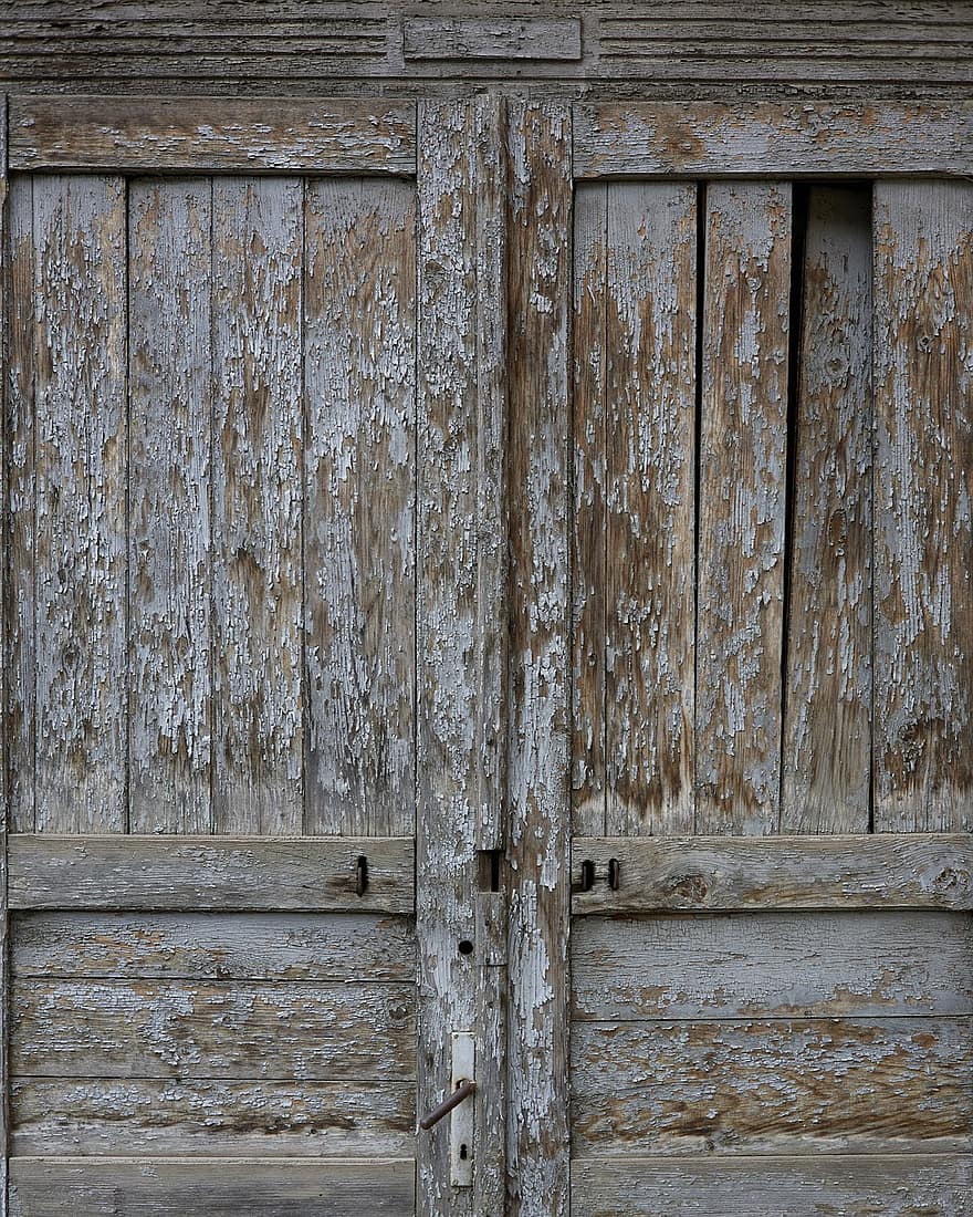 dveře, vzor, dřevo, dřevěný, starý, pozadí, zvětralý, prkno, zeď, stavební prvek, špinavý