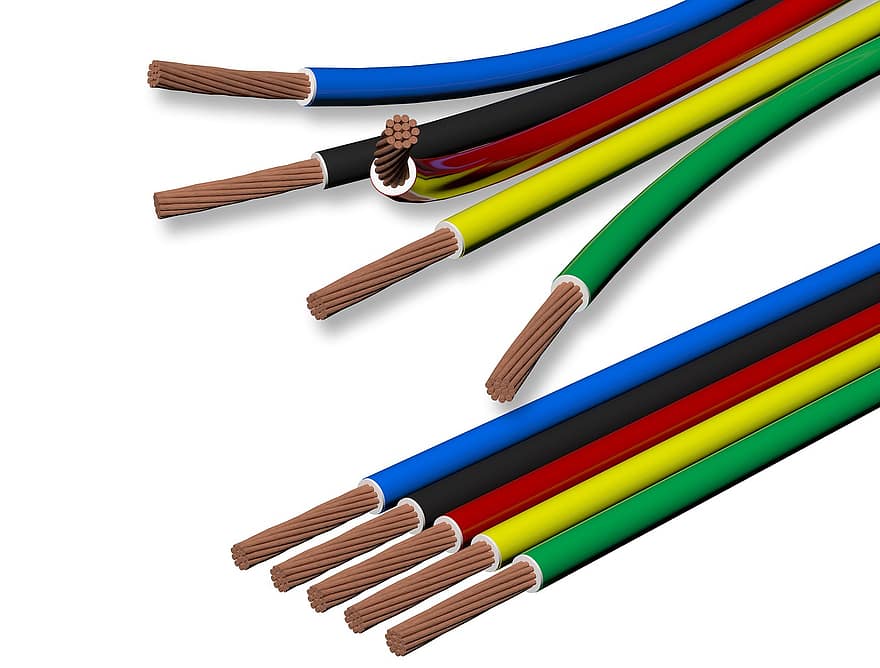 Ledninger og kabler, ledninger, kabler, kabel
