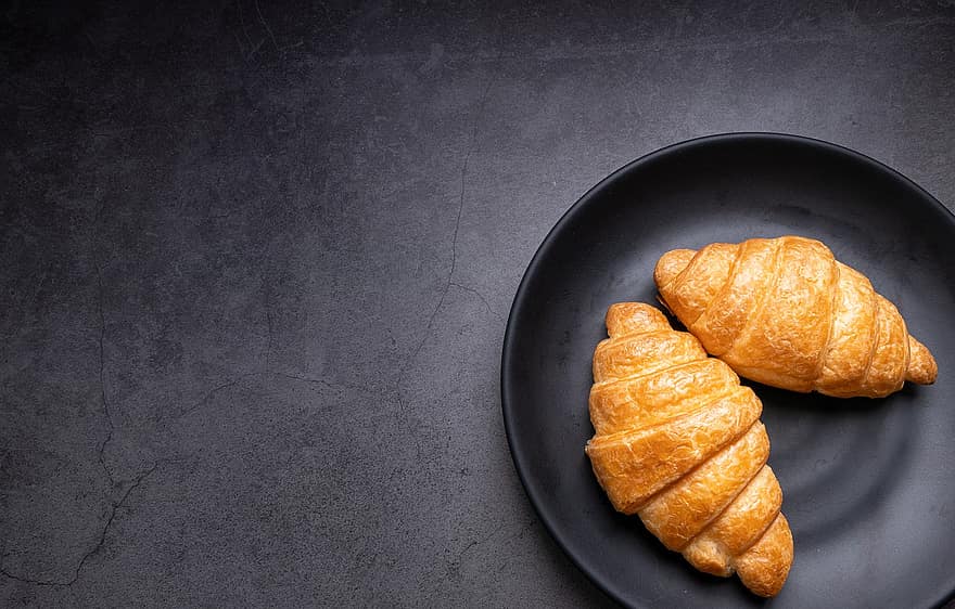Croissants, Bread, Food, Meal, Snack, Breakfast, Pastry, Baked, Dessert, Traditional, French