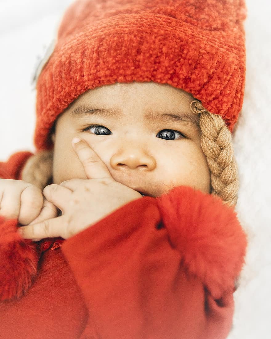 Baby, Child, Newborn, Girl, Cute, Kid, Young, Happiness, Daughter, Christmas, Cold