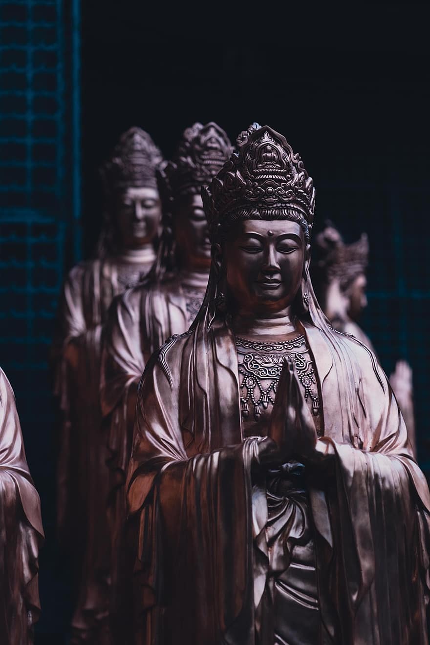 budist heykelleri, eserler, Vietnam, Budizm, heykeller, heykel, din, tinsellik, kültürler, Hristiyanlık, ünlü mekan