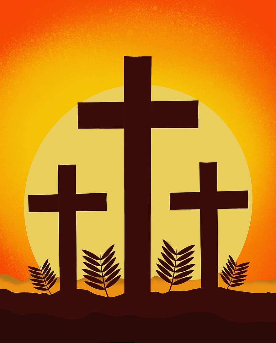 クロス、良い金曜日、イエス、信仰、神、教会、キリスト教の、キリスト教、キリスト、シンボル、十字架