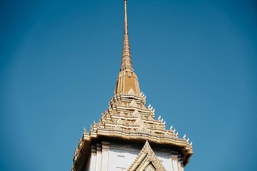 tinning, bygning, pagoda, thailand, arkitektur, bangkok, Asia, spise, thai, Religion, slott