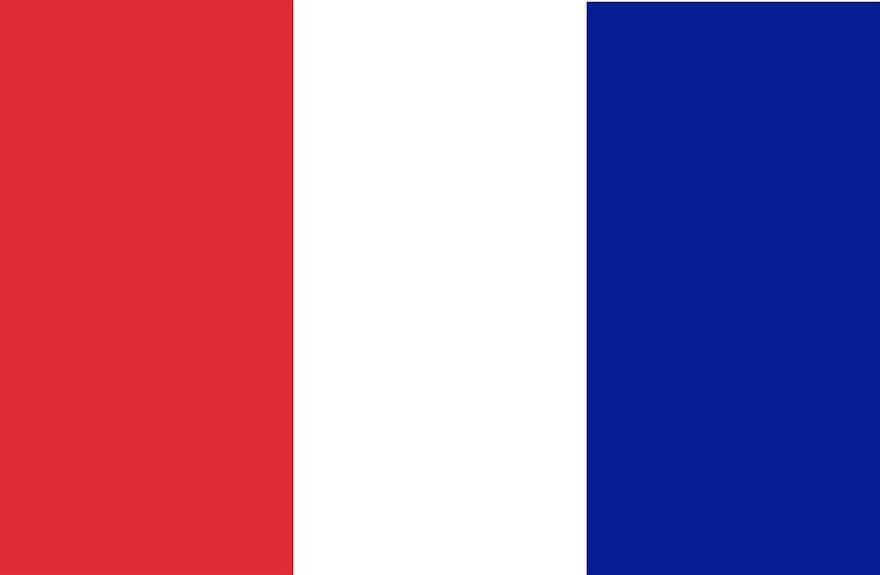 Frankrijk, vlag, land, patriottisme