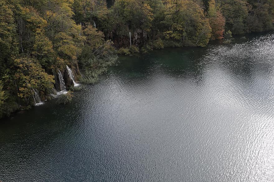 natur, sø, plitvice søer, Plitvice Lakes National Park, kroatien