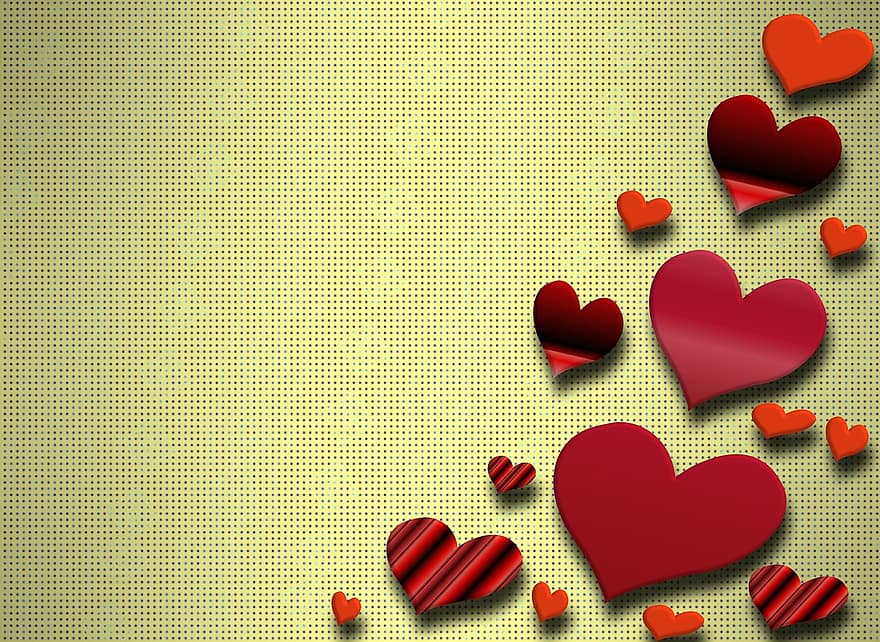 Heart, Background, Wallpaper, February, Love, Valentine's Day, Pattern, Greeting Card, Map