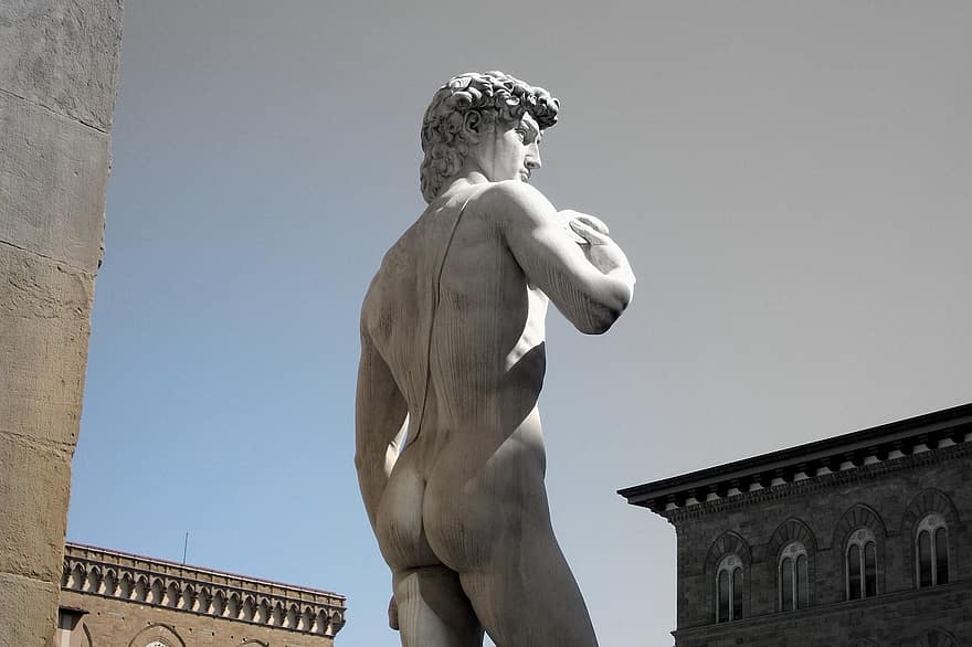 Florence, David, Michelangelo, Statue, Monument